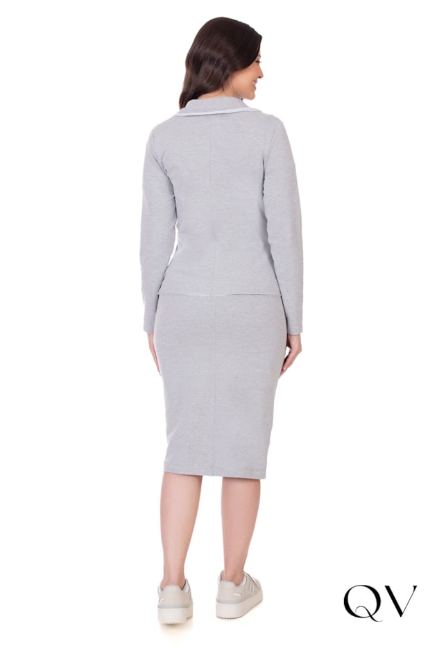 BLAZER MOLETINHO CINZA - HAPUK BLAZER MOLETINHO CINZA - HAPUK