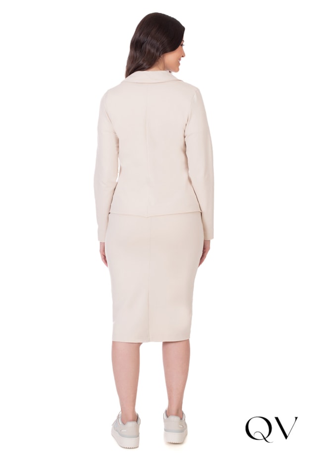 BLAZER MOLETINHO NUDE - HAPUK BLAZER MOLETINHO NUDE - HAPUK