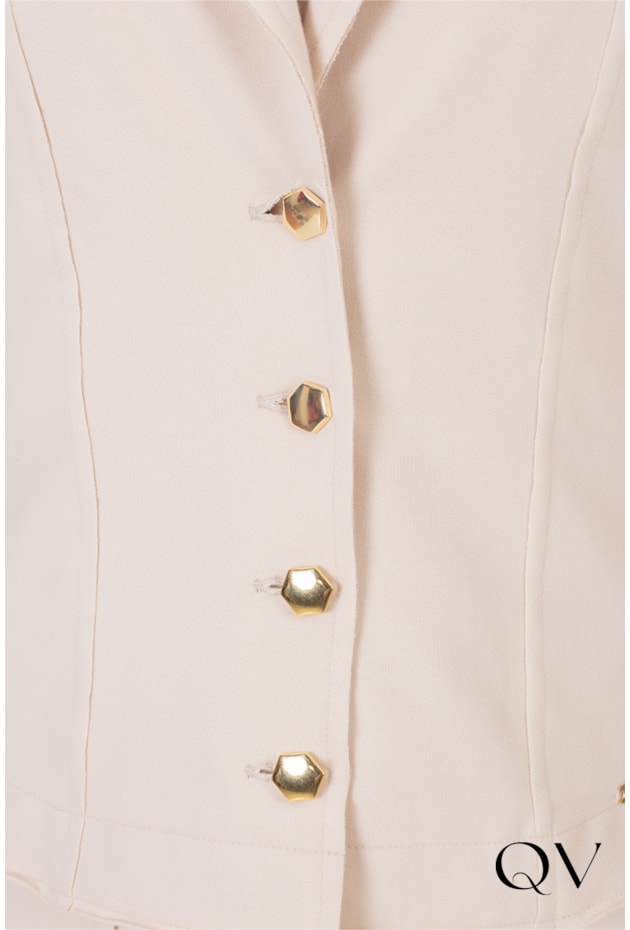 BLAZER MOLETINHO NUDE - HAPUK BLAZER MOLETINHO NUDE - HAPUK