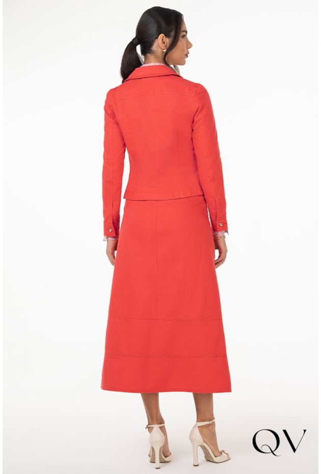 BLAZER SARJA VERMELHO - VIA TOLENTINO BLAZER SARJA VERMELHO - VIA TOLENTINO