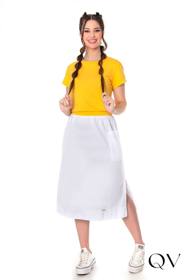 BLUSA BASIC AMARELO - HAPUK BLUSA BASIC AMARELO - HAPUK