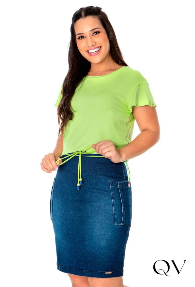 BLUSA BASIC MOLETINHO LIMA - HAPUK BLUSA BASIC MOLETINHO LIMA - HAPUK