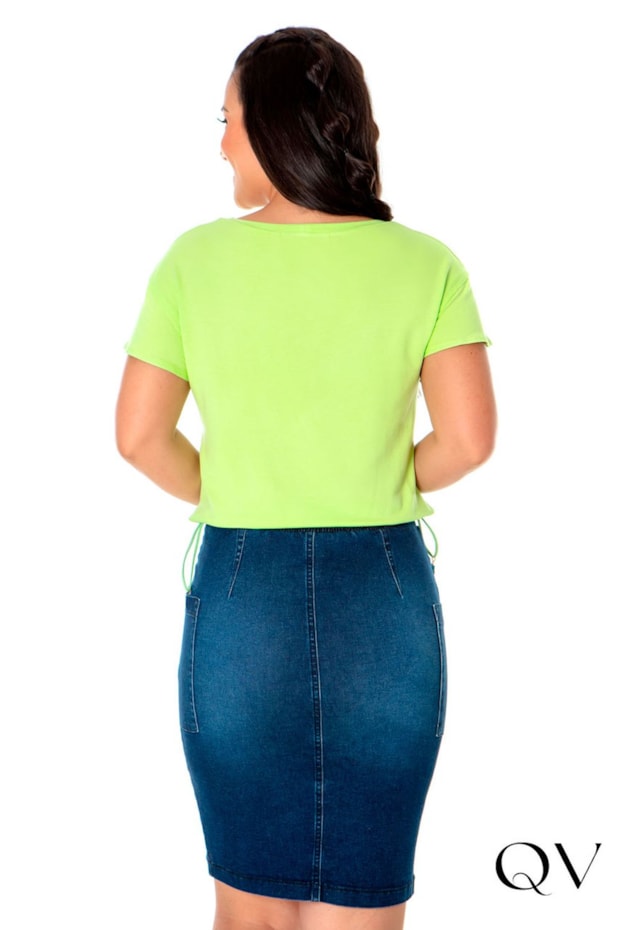 BLUSA BASIC MOLETINHO LIMA - HAPUK BLUSA BASIC MOLETINHO LIMA - HAPUK