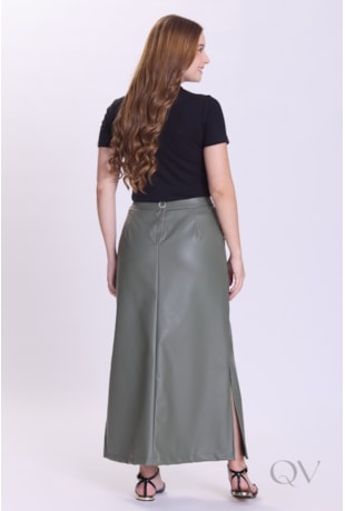 BLUSA BÁSICA COM GOLA EM MALHA CANELADA PRETO - HAPUK
