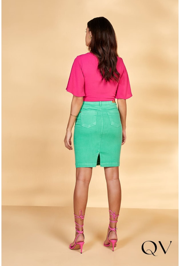 BLUSA COM AMARRAÇÃO FRONTAL PINK - TITANIUM JEANS