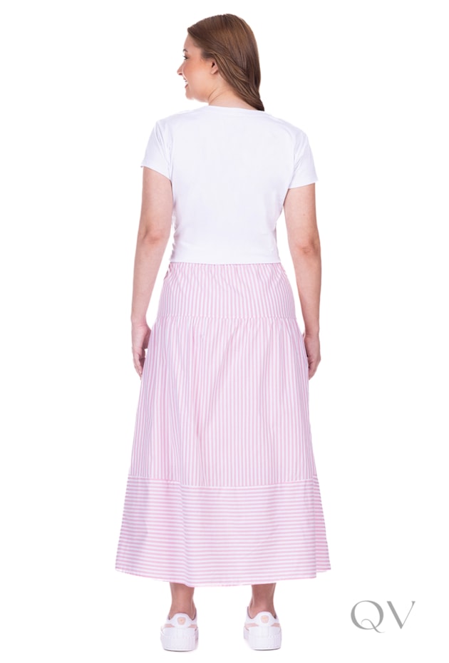 BLUSA COM BORDADO BORBOLETA EM MALHA DE ALGODÃO BRANCO - HAPUK