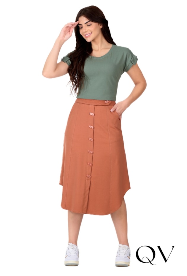 BLUSA COM MANGA COM LAÇO EM MALHA PIQUET VERDE - HAPUK