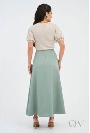 BLUSA CROPPED COM BORDADO INDUSTRIAL EM MALHA CRU - VIA TOLENTINO