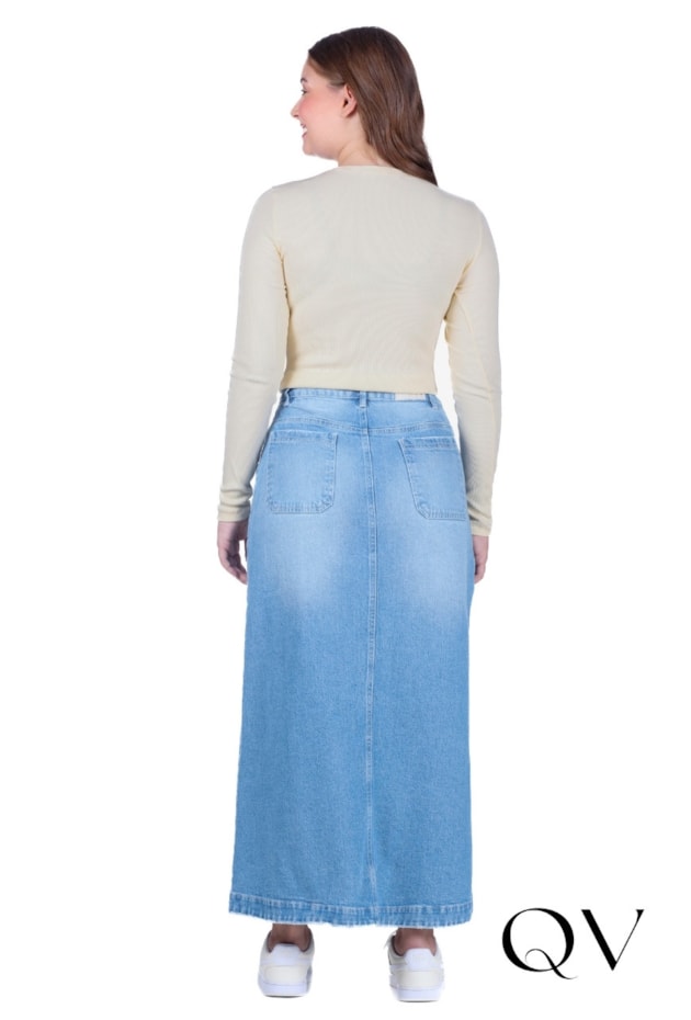 BLUSA EM MALHA CANELADA COM BOTÕES AMARELO - HAPUK