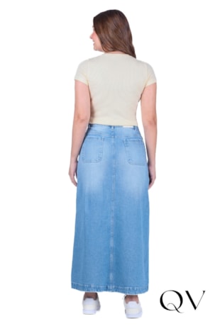 BLUSA EM MALHA CANELADA MANGA CURTA AMARELO - HAPUK