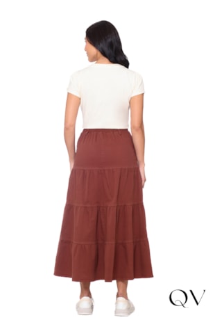 BLUSA EM MALHA DE ALGODÃO E RIBANA AMARELO - HAPUK