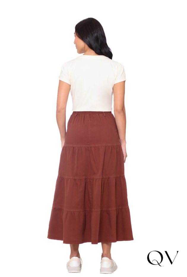 BLUSA EM MALHA DE ALGODÃO E RIBANA AMARELO - HAPUK