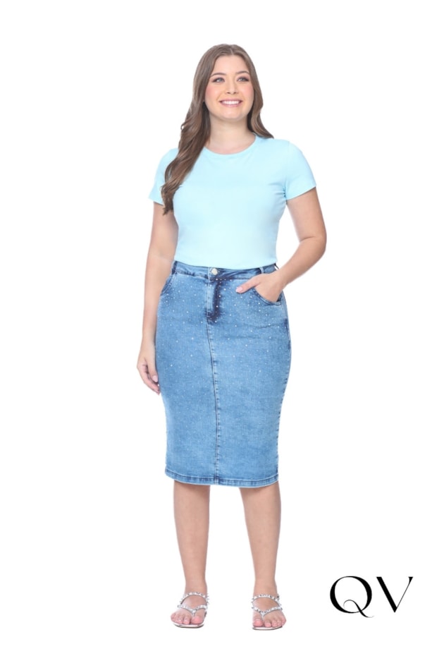 BLUSA EM MALHA PIMA ESTAMPA FRONTAL AZUL - HAPUK BLUSA EM MALHA PIMA ESTAMPA FRONTAL AZUL - HAPUK
