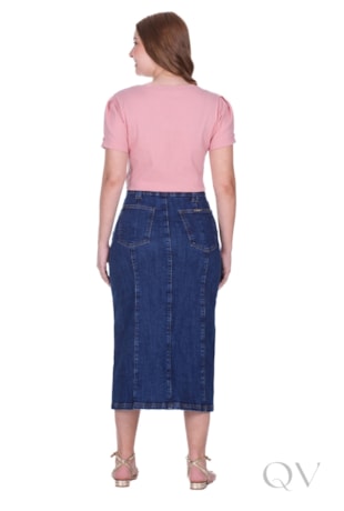 BLUSA EM MALHA SUEDINE TEXTURIZADA EM LISTRAS E RIBANA ROSA - HAPUK