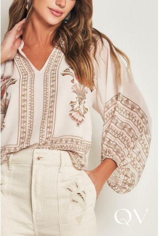 BLUSA EM PLANO CHIFFON SOFT VERDE - DOCE TRAMA BLUSA EM PLANO CHIFFON SOFT VERDE - DOCE TRAMA