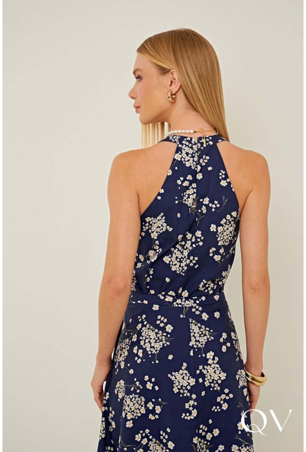 BLUSA EM TRICOLINE ESTAMPA MARINHO - LINDA DE MORRER BLUSA EM TRICOLINE ESTAMPA MARINHO - LINDA DE MORRER