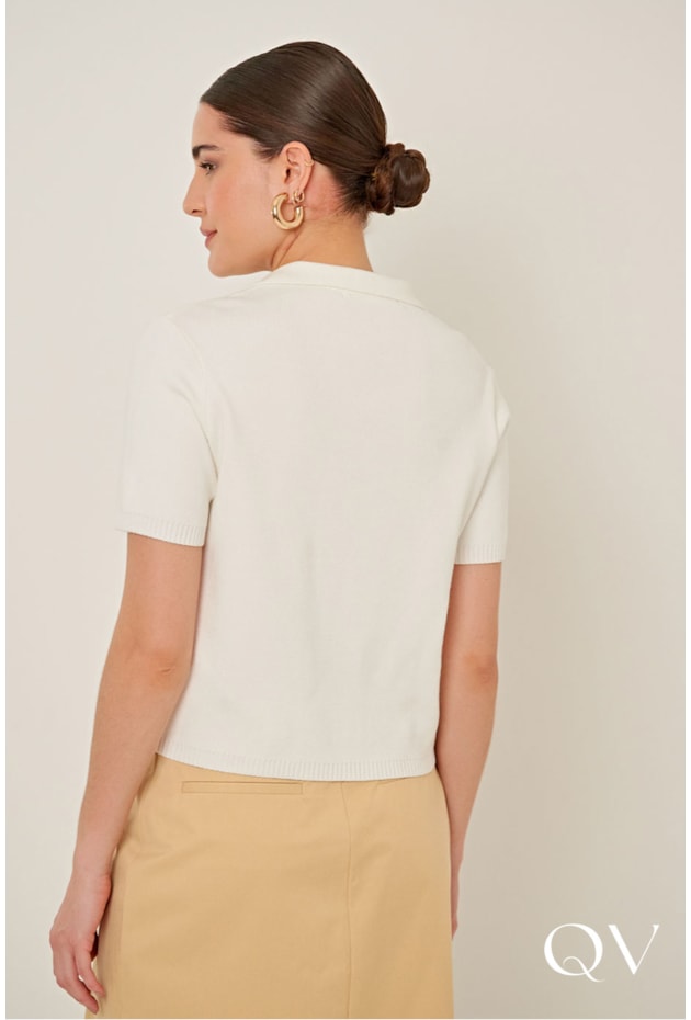 BLUSA EM TRICOT PREMIUM SLIM OFF - LINDA DE MORRER