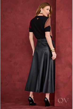 BLUSA EM VISCOLYCRA PRETO - ARTSY