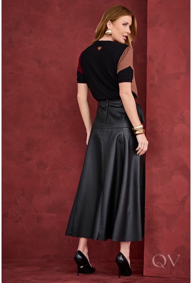 BLUSA EM VISCOLYCRA PRETO - ARTSY