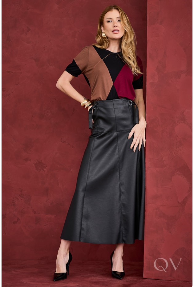 BLUSA EM VISCOLYCRA PRETO - ARTSY