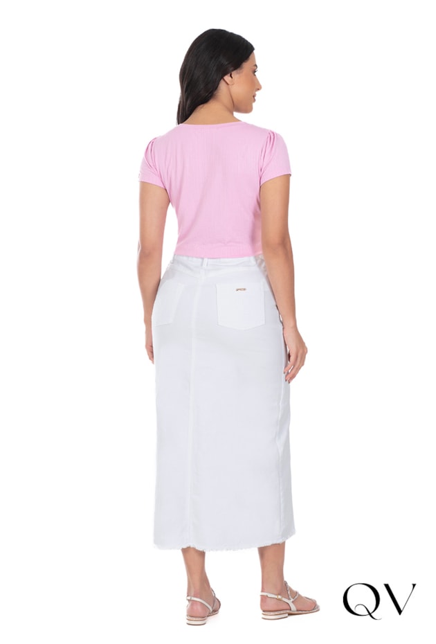 BLUSA MALHA BORDADO STRASS ROSA - HAPUK BLUSA MALHA BORDADO STRASS ROSA - HAPUK