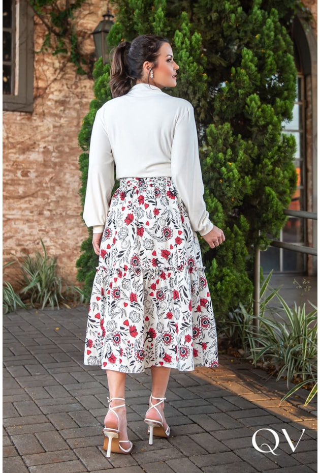 BLUSA MOLETINHO ESTAMPA LOCALIZADA OFF WHITE - LUZIA FAZZOLLI BLUSA MOLETINHO ESTAMPA LOCALIZADA OFF WHITE - LUZIA FAZZOLLI