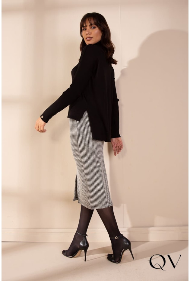 BLUSA MULLET TRICOT PRETO - LEKAZIS BLUSA MULLET TRICOT PRETO - LEKAZIS