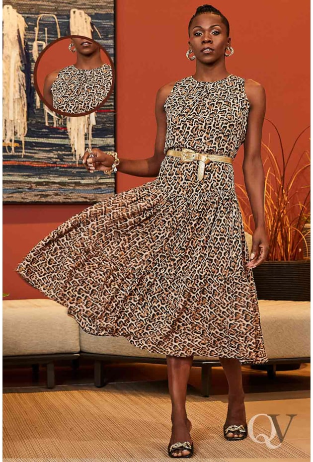 BLUSA REGATA CREPE ANIMAL PRINT - LUZIA FAZZOLLI BLUSA REGATA CREPE ANIMAL PRINT - LUZIA FAZZOLLI