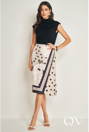 BLUSA SEM MANGA EM VISCOSE PRETO - DOCE TRAMA BLUSA SEM MANGA EM VISCOSE PRETO - DOCE TRAMA