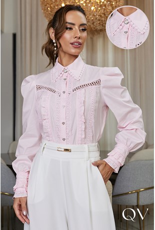 Blusa branca  Tops elegantes, Blusas moda evangelica, Blusas femininas