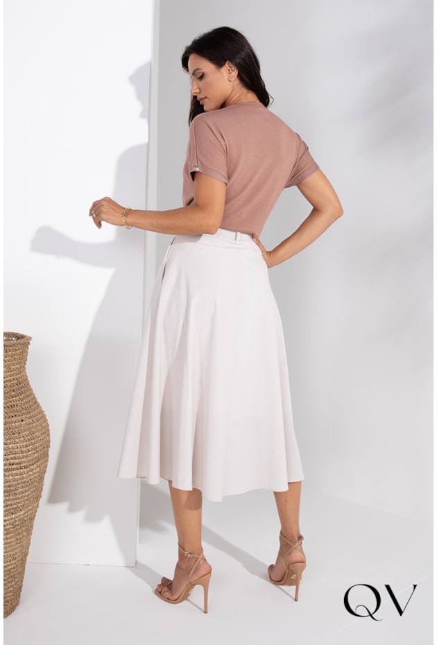 BLUSA TRICOT BASIC NUDE - LEKAZIS BLUSA TRICOT BASIC NUDE - LEKAZIS