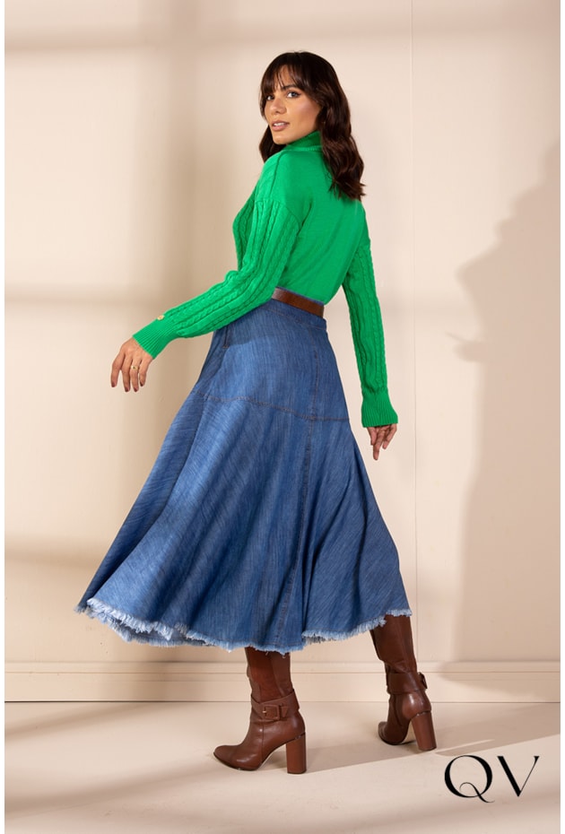 BLUSA TRICOT VERDE BANDEIRA - LEKAZIS BLUSA TRICOT VERDE BANDEIRA - LEKAZIS