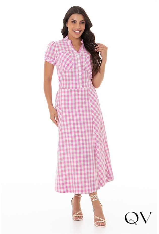 BLUSA XADREZ VICHY ROSA - HAPUK BLUSA XADREZ VICHY ROSA - HAPUK