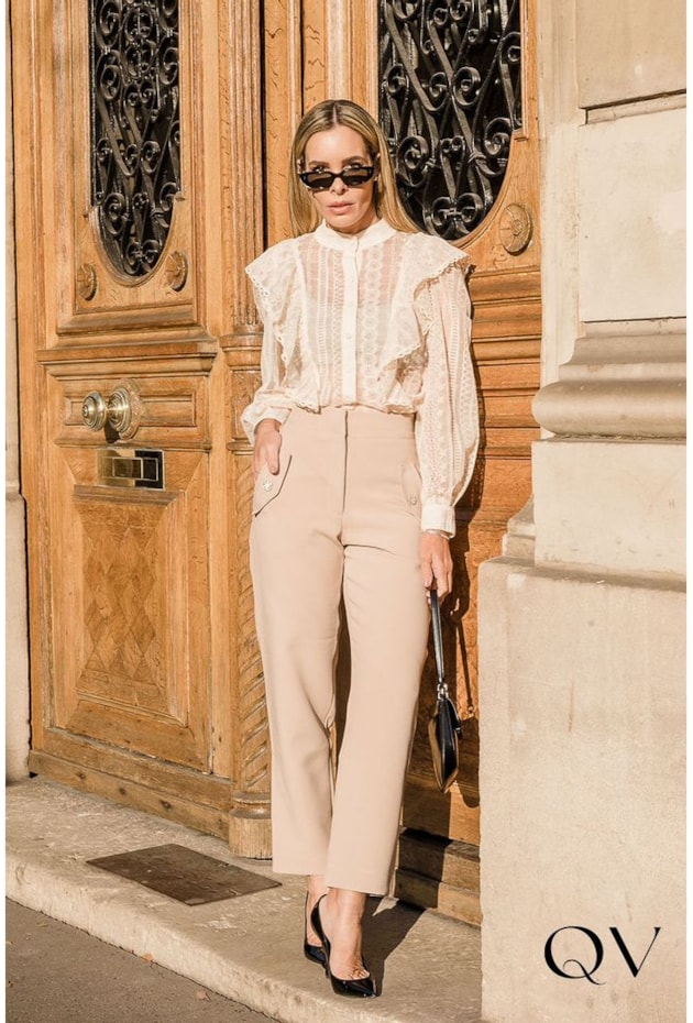 CALÇA ALFAIATARIA COM BOLSOS UTILITÁRIOS BEGE - LUZIA FAZZOLLI CALÇA ALFAIATARIA COM BOLSOS UTILITÁRIOS BEGE - LUZIA FAZZOLLI