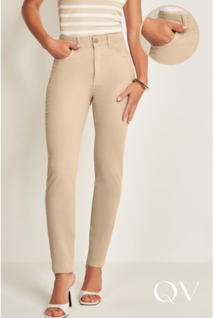 CALÇA EM SARJA COM ELASTANO FENDI - DOCE TRAMA CALÇA EM SARJA COM ELASTANO FENDI - DOCE TRAMA