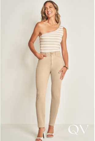 CALÇA EM SARJA COM ELASTANO FENDI - DOCE TRAMA CALÇA EM SARJA COM ELASTANO FENDI - DOCE TRAMA