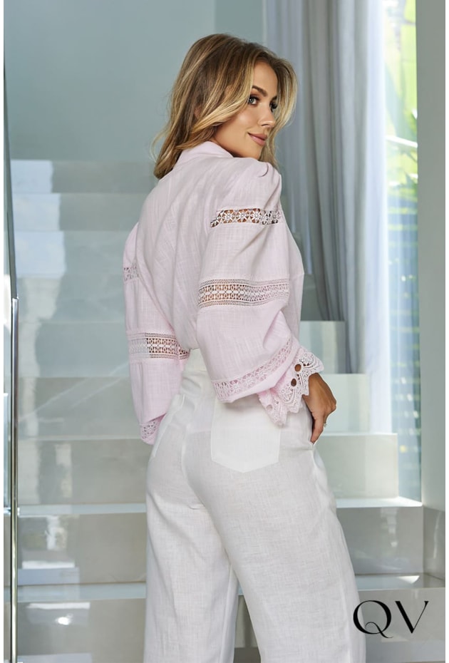 CALÇA LINHO BOLSOS FACA OFF - DOCE MARIA CALÇA LINHO BOLSOS FACA OFF - DOCE MARIA