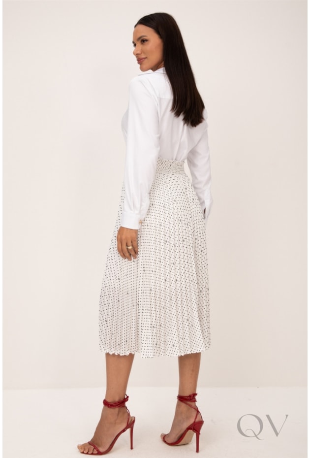 CAMISA ALONGADA EM FIBRA DE BAMBU BRANCO - LEKAZIS CAMISA ALONGADA EM FIBRA DE BAMBU BRANCO - LEKAZIS