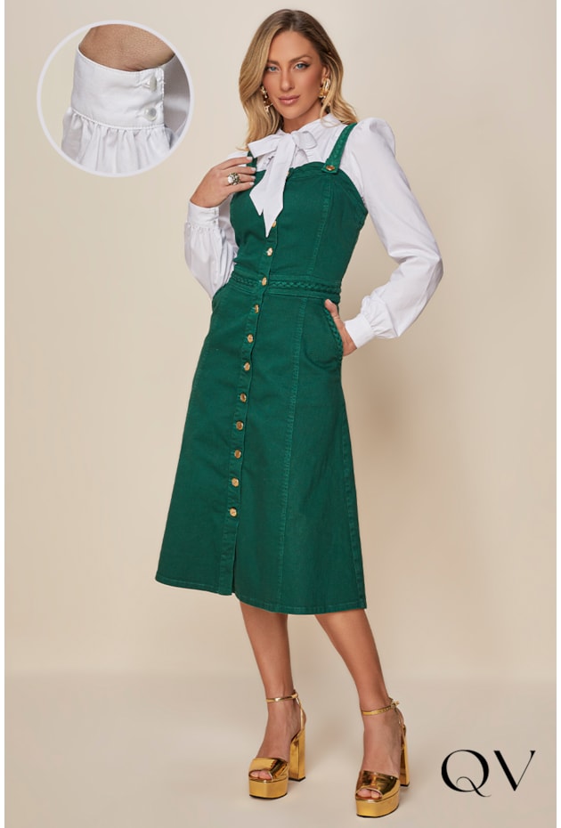 CAMISA AMARRAÇÃO NA GOLA BRANCO - TITANIUM JEANS CAMISA AMARRAÇÃO NA GOLA BRANCO - TITANIUM JEANS