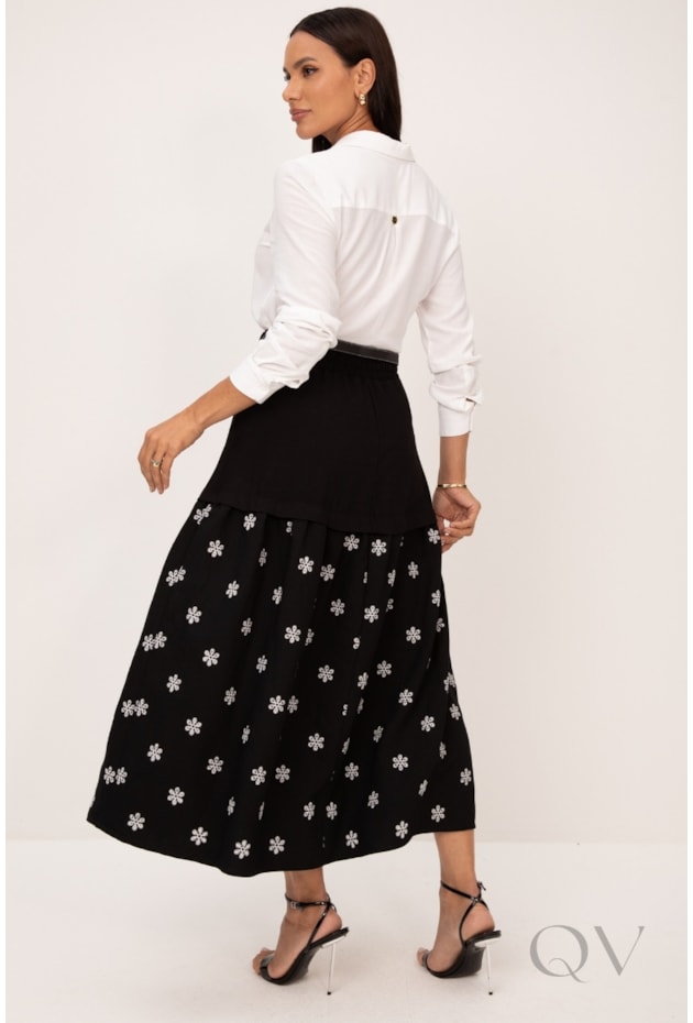 CAMISA CLÁSSICA EM VISCOLINHO OFF WHITE - LEKAZIS