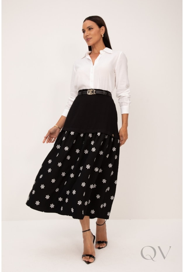 CAMISA CLÁSSICA EM VISCOLINHO OFF WHITE - LEKAZIS