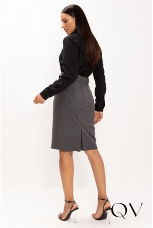 CAMISA CLÁSSICA EM VISCOLINHO PRETO - LEKAZIS