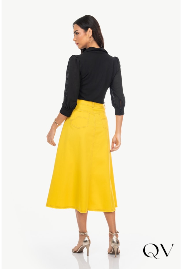 CAMISA CREPE VICHY PRETO - VIA TOLENTINO CAMISA CREPE VICHY PRETO - VIA TOLENTINO