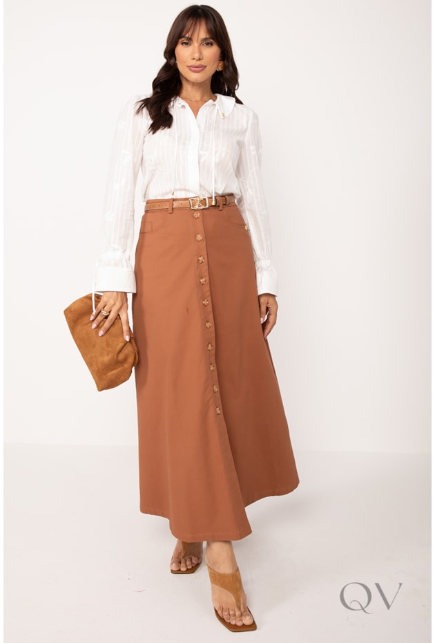 CAMISA EM CAMBRAIA JACQUARD OFF WHITE - LEKAZIS