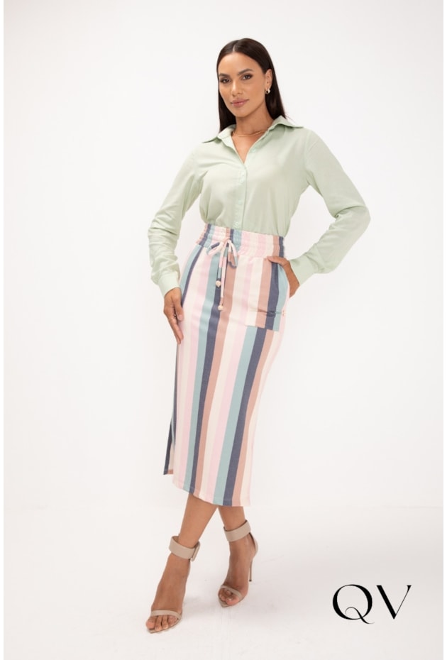 CAMISA EM VISCOSE CLÁSSICA VERDE - LEKAZIS CAMISA EM VISCOSE CLÁSSICA VERDE - LEKAZIS