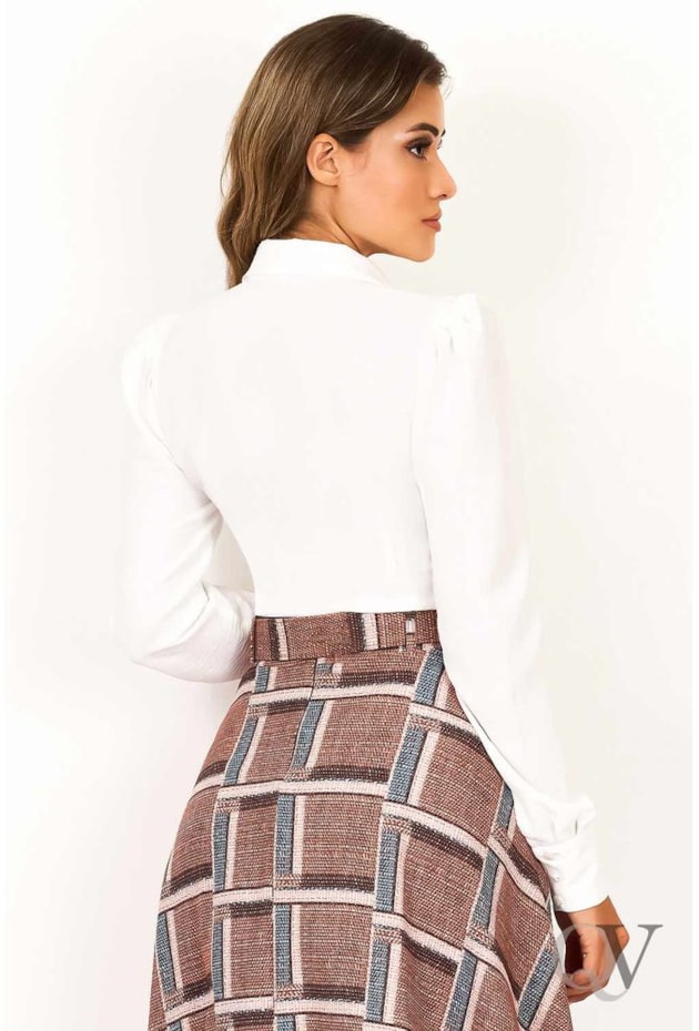 CAMISA ENTRELACE PALA OFF WHITE - VIA TOLENTINO CAMISA ENTRELACE PALA OFF WHITE - VIA TOLENTINO