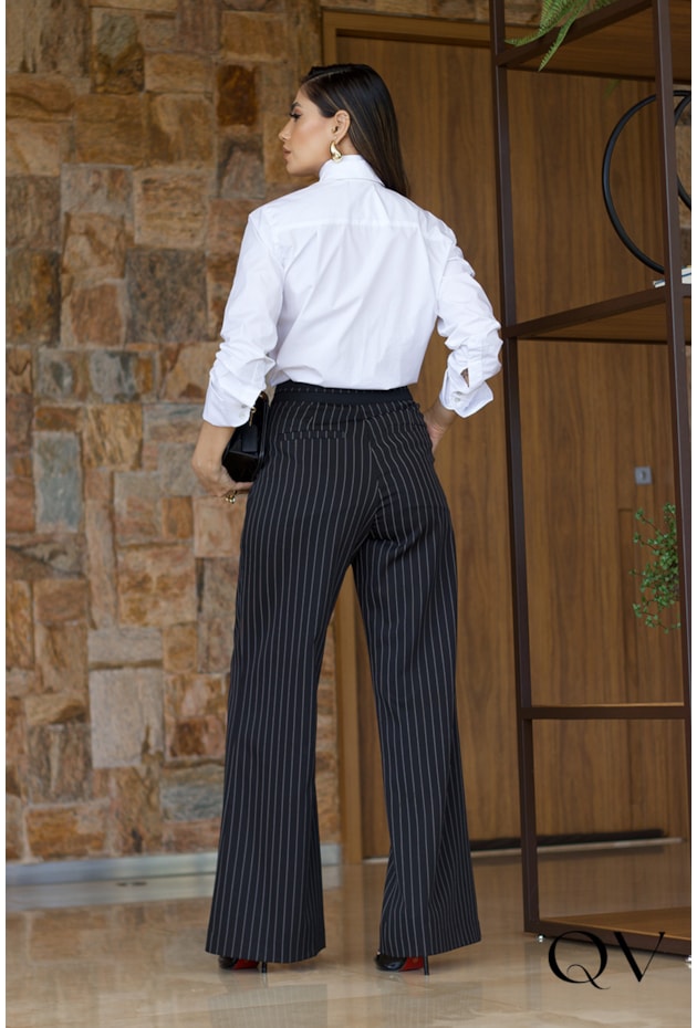 CAMISA LONGA EM TRICOLINE BRANCO - LUZIA FAZZOLLI CAMISA LONGA EM TRICOLINE BRANCO - LUZIA FAZZOLLI