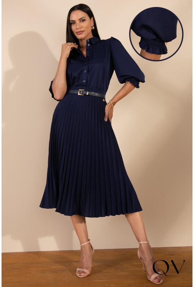 CAMISA MAXI AZUL MARINHO - LEKAZIS CAMISA MAXI AZUL MARINHO - LEKAZIS