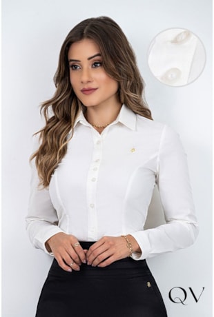 CAMISA TRICOLINE BRANCO - VIA TOLENTINO