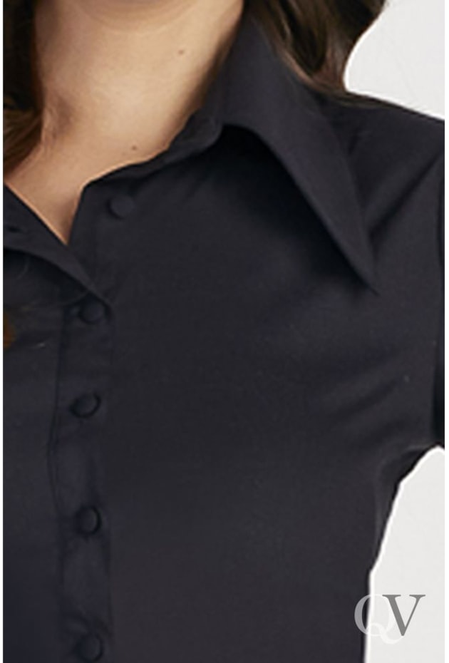 CAMISA TRICOLINE MANGA LONGA PRETO - TITANIUM JEANS CAMISA TRICOLINE MANGA LONGA PRETO - TITANIUM JEANS